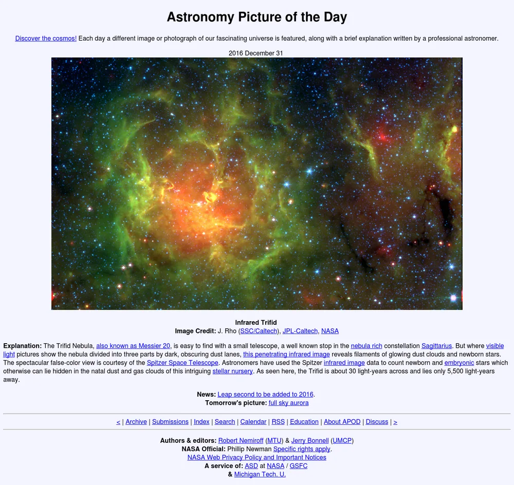 A Daily Dose of the Cosmos