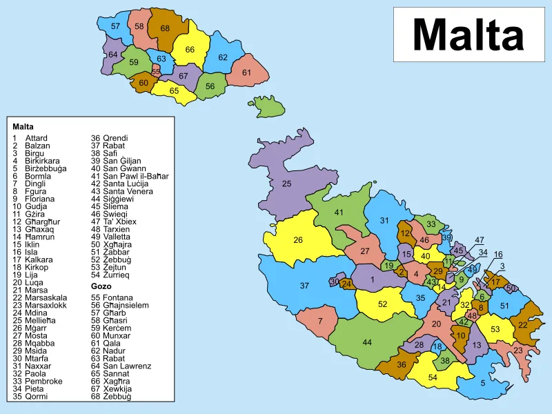 Malta’s 68 Mayors