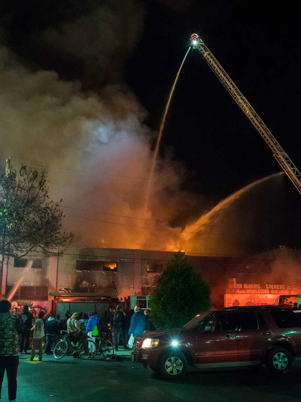 Fire in the Ghost Ship