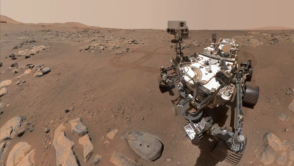 The Quiet Landing on a Dry Riverbed
